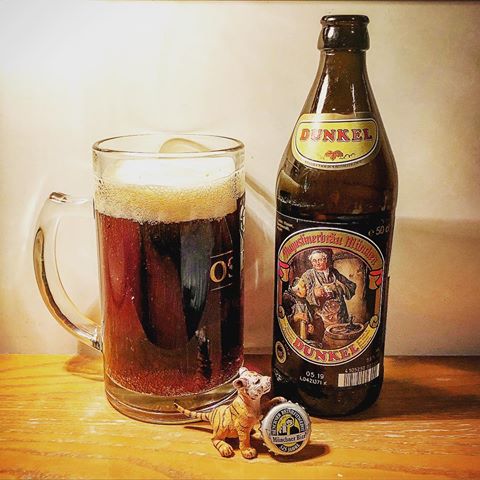 👇
🔖 Name: Augustiner Dunkel
————————————————————————
🏭 Brewed by: Augustiner-Brau
————————————————————————
🍺 Style: Dark Lager - Dunkel/Tmavý
————————————————————————
🌍 Country: Munich, Germany 🇩🇪
————————————————————————
⚗️ ABV: 5.6%
————————————————————————
👍 My rating: ⭐️⭐️⭐️⭐️⭐️⭐️⭐️⭐️ (8/10)
————————————————————————
✍️
0.5l bottle. Red/brown. Beautiful head. Aroma is mild, equally malty and hoppy. Taste is malty, spicy and caramel. Just a hint of sweetness and acidity. German hops drop in to say hello. Lovely carbonation. Very balanced and very süffig. Great Dunkel!