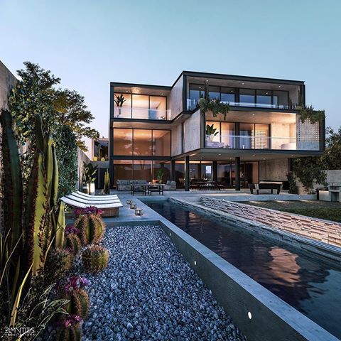 Amazing villa designed by Elmntos Arquitectura in Mexico 🇲🇽