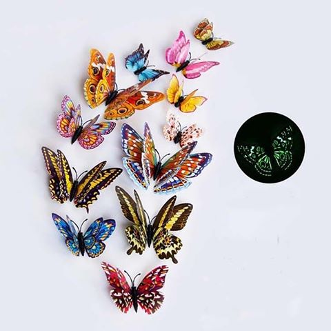 Double Wings Radium Butterfly 
Price: 220 Tk 
Product Details
Material: Plastic, Radium & Double Sided tape + Magnet include with it.
Quantity : 12PCS/LOT
Delivery Inside Dhaka 50 Tk and Out Side Dhaka 100 Tk
যে কোন রকম প্রশ্ন থাকলে আমদের পেজ এ মেসেজ করুন।
http://m.me/ghorltd/
বিস্তারিত জানতে কল করুণঃ 📞📞 01841952526
#butterfly #homedecor #homedecoration 
#homedesign #home #homes #decor #sticker #walldesign #walldecor #wallsticker #ghor #homedecoridea