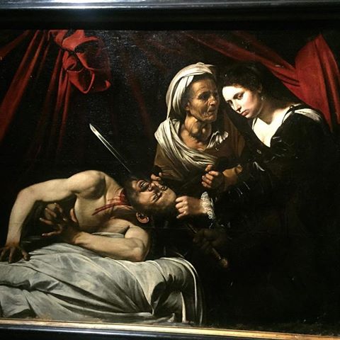 Caravaggio - Judith beheading Holofernes ( 1606 - 1607) This painting was lost. And found in an attic in Toulouse France in 2014. It’s shown in Pinacoteca di Brera in Milan - Italy. I took this picture in November 2016. .  #sunday #throwback #igers #milan #italy  #view #art  #caravaggio #history  #painting #artoftheday #artphotography #inspiration #culture #design #travel #travelblogger #travelphotography #gaytravel #wanderlust #instalike #instafollow #instadaily #instagood #instagay #follow #l4l #gayfollow