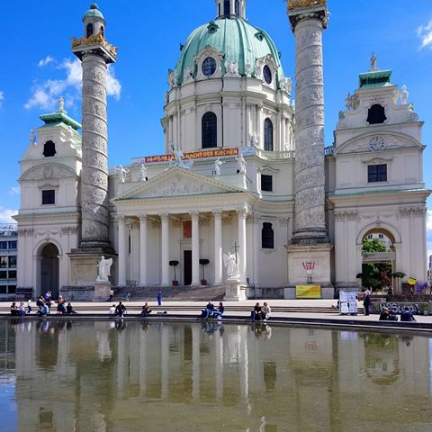 #Wiedeń #kościół #widok #wycieczka #Austria #Вена #костел #Австрия