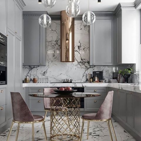 #kitchendecor #kitchendesign #pinkkitchen #homesweethome #designinterior #hottecuivrée #inspohome #instadecoration