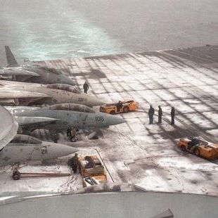 1987-1988 VF-51 embarks aboard the USS Carll Vinson CVN-70 to conduct Operations in the Bering Sea during Winter.  This is one of the most difficult Test environments in Naval Aviation.  In their next Deployment in February of 1990 they head west (WestPac) along with CVW-15 to conduct operations in the Western  Pacific and the Indian Ocean.  This cruise VF-51 along with her sister Squadron VF-111 participate in several Exercises with Regional Forces, Singapore, Malaysia and Thailand.  Later Joined By VC-5, VF-51 will take part in ACM exercises known as Team Spirit ‘90 which is a Battle Group Exercise, VF-51 picks up the Battle E award along with the MUTHA Trophy.  Originally VF-51 along with VF-111 were planned by the  to be the First deployable F-14D Super Tomcat Squadrons, However these plans will change when the Contract at Grumman for 300+ F-14D’s are Cancelled! VF-51 will be forced to fly out it’s last Days in the F-14A, VF-51 Screaming Eagles will disestablish in March of 1995.. #grumman #f14 #f14tomcat #aviation #flynavy #instaviation #navy #tailhook  #usnavy #iriaf #photo #history #iiaf  #longisland #legend #pilot #plane #airplane #military #history #legend #photography #office #hardwork #militaryaviation  #mechanic #engineer #factory #vf51 #vf51screamingeagles #boat