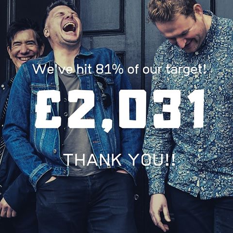 We are over the moon to have hit 81% of crowdfunding target already and we’ve got 11 weeks to go!
Thanks to those that have donated or purchased merch; we really appreciate your support!
First round of T-shirt and bag orders being sent out tomorrow!
#vinyl #crowdfunding #newmusic #newalbum #rocknroll