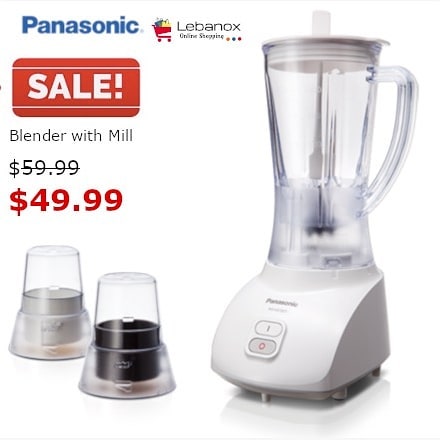 Panasonic blender with mill
Smoothie lover? Check out our collection of blenders and juicers on www.Lebanox.com and place your order through the website or via WhatsApp by messaging (+961) 71 356 235
#sale #blender #Ramadan2019 #onlineshopping #kitchen #diet