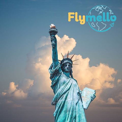New-York depuis Paris à partir de 250 € aller-retour #nyc #newyork #newyorkcity #usa #america #traveler #frenchtraveler #voyage #voyageur #liberty #flymello