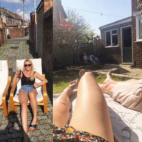 Found this old pic on the left from when we were in our little rented home a couple of years ago, making the most of the sunshine in the best way we could in the back alley☀️ very grateful for having our own lovely garden to sunbathe in now, even if it’s not the most landscaped of the bunch! 🌳 we’ve come a long way together and I’m feeling very lucky🥰
•••
#grateful #feelgoodfriday #house #home #garden #oldhouse #newhouse #beforeandafter #past #present #happy #sunshine #sunbathe #makethemostofit #homeowners #journey #life #friday #cheers #ourlife #houseofbarkerandbrowne