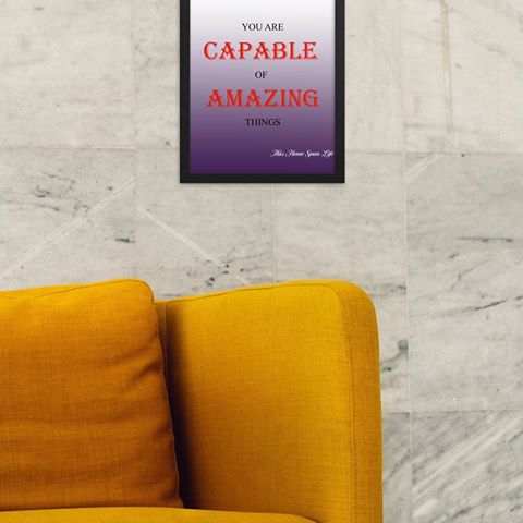 Encourage yourself while making a statement in any room with our beautiful Framed Posters. Multiple sizes available to fit any room.
📱➡️ thishomespunlife.net