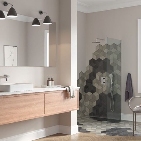 Monday morning bathroom vibes. Soft and subtle with a hint of personality coming through in the tiles.
