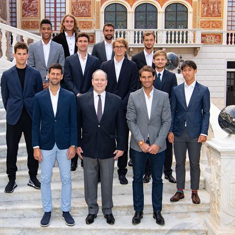 It was so nice and such an honor to visit the royal family in the Monaco castle with my fellow players today