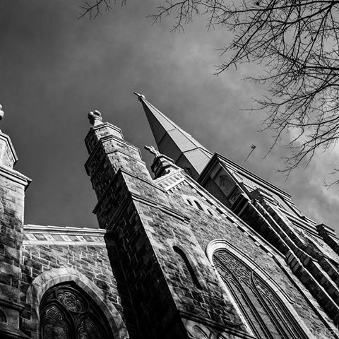 Stormy church....from New Haven, Connecticut.