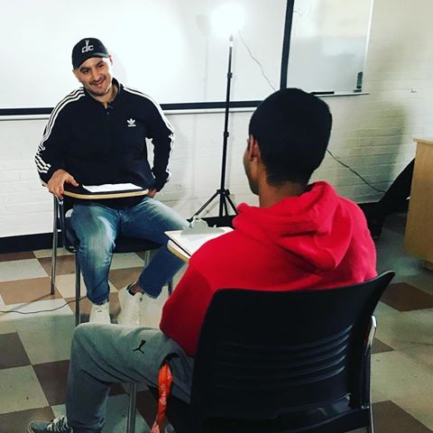 Collaboration across social groups and applying the use of multi-media technology are two of our key strategies for creating engaging and useful publications. 
Pictured here, AAK Press being interviewed by a group of youth documentarians in NYC. 
#media #multimedia #publishing #books #urbanplanning #design #policy #education #socialjustice