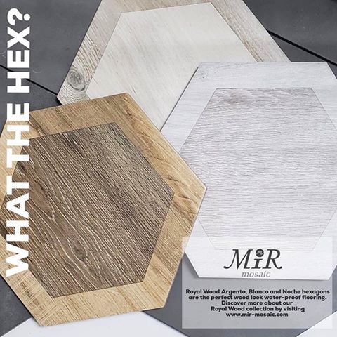 Come view our Royal wood collection in our showroom for some hexpiration! Perfect wood look water-proof flooring for your next project.
*
*
*
*
*
#bathroomgoals #designinspiration #housebeautiful #hexagontiles #hex #weird #tiles #interiordesign hexagons #bathroomdesign #fixerupper #modernhome #interiordecoration #luxuryhomes #houzz #hgtv #interiorarchitechture #tileaddiction #backsplash #hospitalitydesign #luxemagazine #wall #walltiles
