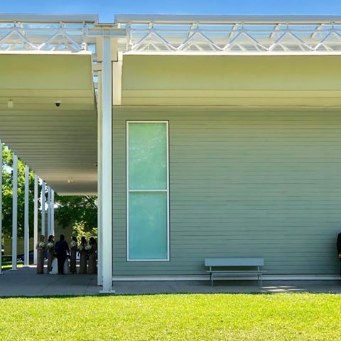 Are modern museums temples? Renzo Piano’s 1986 American debut was meant to blend into the neighborhood. Yet the muted cypress building feels important to people- architecture that’s a contribution to community. #MenilCollection #Houston .
.
.
#gallery #museum #architect  #MenilGray #designer  #creative #ethos #CyTwombly #inspire #urban #bungalow #design #modern #furniture #interiors #archilovers #minimal #poetry  #arquitetura #building #interior #interiordesign #interiordecor #living #interiordetails #modernhome #interiorinspiration #designinspiration