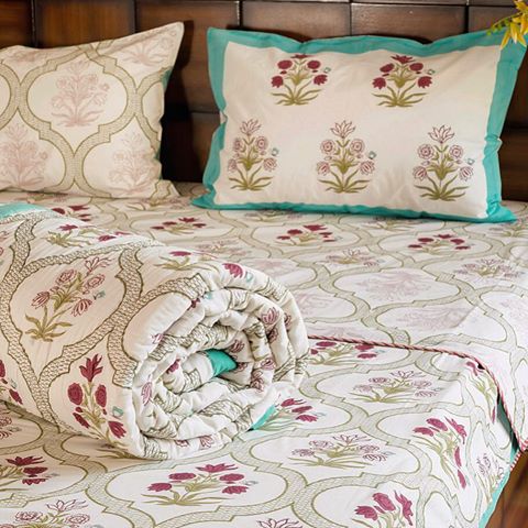 Double-bed, reversible, pure cotton filled, hand block printed, hand woven cotton quilts!
Shop on:  www.cottonlanes.com
You can also place your order on whatsapp on +91 9999400857 or DM us!
#cottonlanes #cljaipur #designsfromjaipur 
#bedroominspiration #homedecor #instahomedecor #instahome #quilt #handblockprint #handmade  #quiltsofinstagram #cottonquilt #BHGHome #simplystyleyourspace #howyouhome #myhome #homesweethome #traditionalhome #bedroomideas #lovewhereyoudwell #vintagevibes 
#homedecorindia #conceptstore #designinspo #globaldecor #decor #indianhomedecor #bedroominspo #interiordesign #sustainableliving