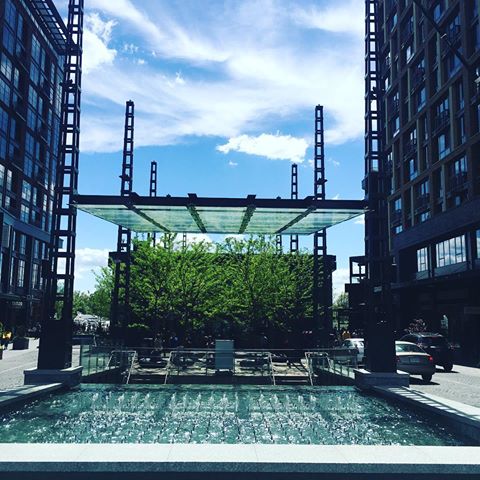 Make an entrance. Beautiful water element at the entrance to @thewharfdc! #urbanmosaic #revitalize #letsgo